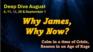 Message of James: Fidelity of Speech and Reason in Age of Crisis