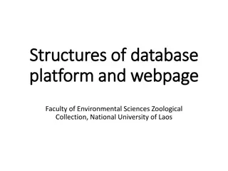 Environmental Sciences Zoological Collection Database Platform at National University of Laos