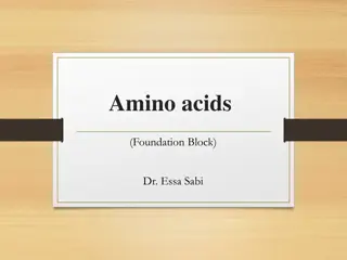 Amino Acids: Structures, Classification, and Properties