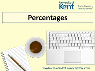 Basic Mathematics and Conversions of Percentages