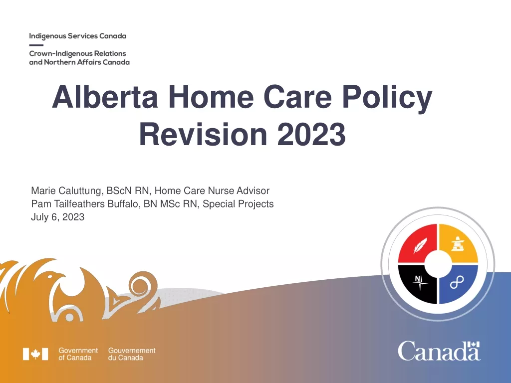Alberta Home Care Policy Revision 2023 Overview