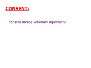 Consent in Legal Contexts