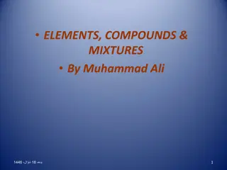 Elements, Compounds, and Mixtures for Better Science Education