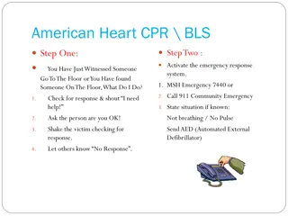 CPR & BLS Emergency Response Steps