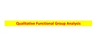 Qualitative Functional Group Analysis and Identification Guide