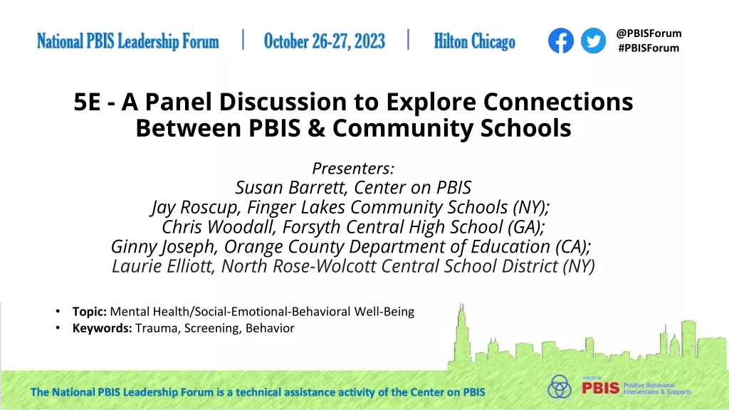 Exploring Connections Between PBIS and Community Schools