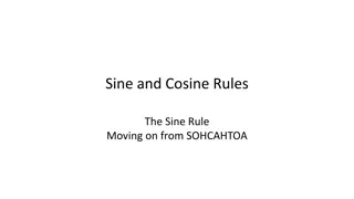 Sine and Cosine Rules in Trigonometry
