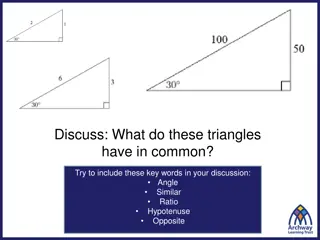 Triangle Ratios and Similarity
