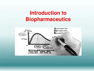 Biopharmaceutics and Drug Development Process