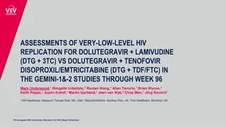 HIV Replication Assessment for Dolutegravir and Lamivudine vs. Dolutegravir and Tenofovir Disoproxil/Emtricitabine