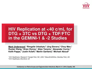 HIV Replication Patterns in Gemination Studies