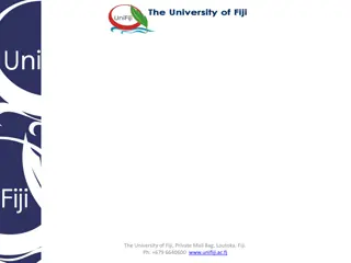 Feedback and Suggestions for Improvement at the University of Fiji