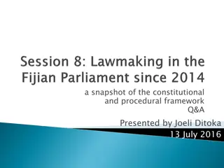 Constitutional and Procedural Framework Q&A - Legislative Powers and Committees Overview