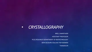 Crystallography
