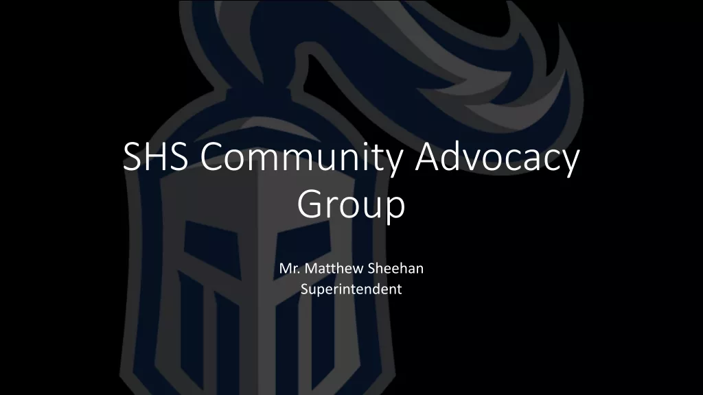 SHS Community Advocacy Group