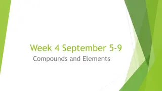 Week 4: Compounds and Elements Test