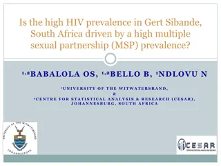 Factors Associated with Multiple Sexual Partnerships in Gert Sibande, South Africa