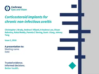 Efficacy and Safety of Corticosteroid Implants for Uveitis Treatment
