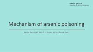Mechanism of Arsenic Poisoning