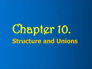 Structures and Unions in Programming
