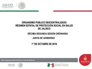 Régimen Estatal de Protección Social en Salud de Jalisco - Segunda Sesión Junta de Gobierno