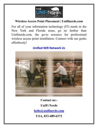 Wireless Access Point Placement  Unifinerds