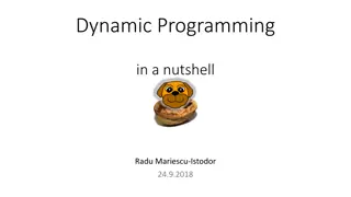 Advanced Techniques in Dynamic Programming: Algorithms and Applications
