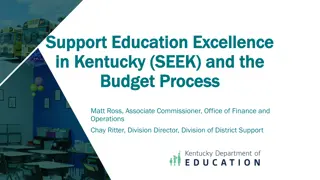 Kentucky's SEEK and Budget Process