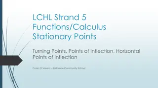 Stationary Points, Turning Points, and Inflection Points in Calculus