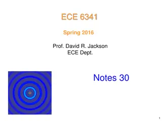 2-D Stationary Phase Method in ECE 6341 with Prof. David R. Jackson's Notes