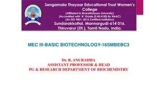 Introduction to Recombinant Technology in Biotechnology