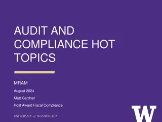 Key Compliance Issues in Research Award Management - August 2024 Update