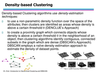 Density-Based Clustering Algorithms and DBSCAN Overview