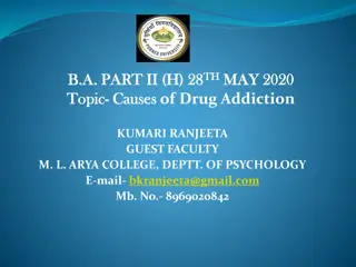 Causes of Drug Addiction: Biological, Psychological, and Environmental Factors