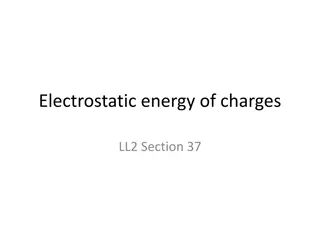 Electrostatic Energy and Charges