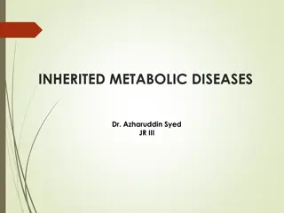 Inherited Metabolic Diseases in Pediatric Neurology