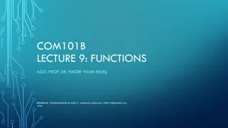 Function Definitions and Parameters in ANSI C Programming