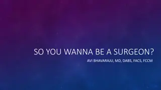 Career Path in Surgery: Insights from Dr. Avi Bhavaraju, MD