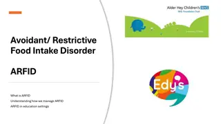 ARFID and Management Strategies in Education Settings