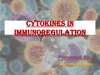 Role of Cytokines in Immunoregulation