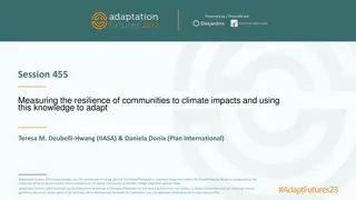 Resilience Measurement and Adaptation Strategies for Climate-Impacted Communities