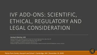 IVF Add-Ons: Scientific, Ethical, Regulatory, and Legal Considerations