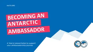 Supporting Your Antarctic Ambassadorship Journey