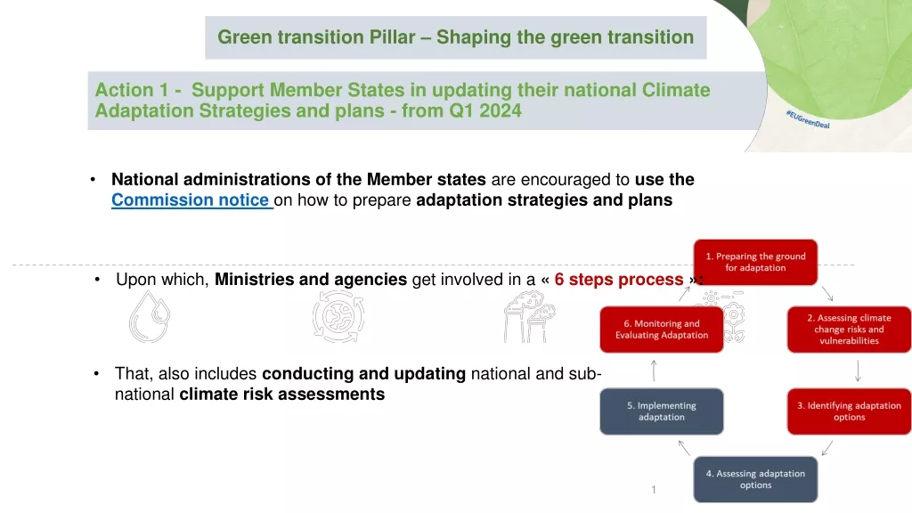 Green Transition Pillar: Shaping the Green Transition Actions