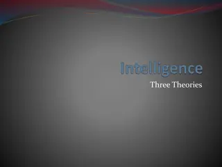 Intelligence: Theories, Definitions, and Applications
