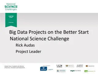 Big Data Projects on Better Start Science Challenge
