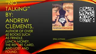 No Talking by Andrew Clements: A Realistic Fiction Novel Summary