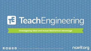 Investigating Ideal and Actual Mechanical Advantage