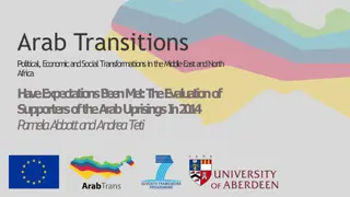 Evaluating Support for Arab Uprisings in the MENA Region