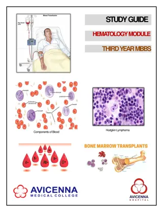 Hematology Overview and Study Guide for Third Year MBBS Students